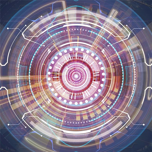 2732x2732 macro core tech 5k - abstract iPad Wallpaper