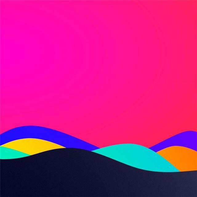 2732x2732 color wave abstract pink red 4k - abstract iPad Wallpaper