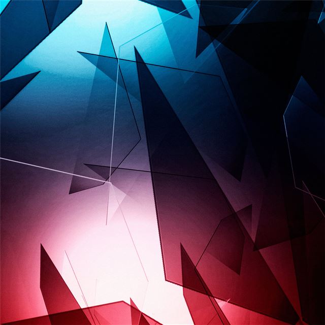2732x2732 glass shapes sharp 4k -  iPad Wallpaper