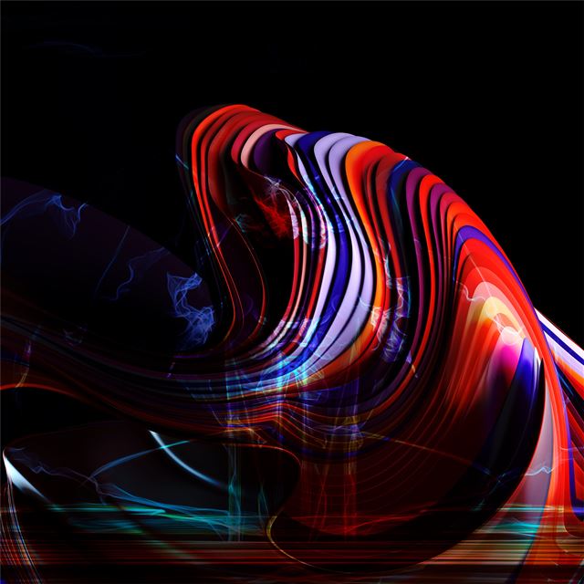 2732x2732 moving spectrum abstract 4k -  iPad Wallpaper