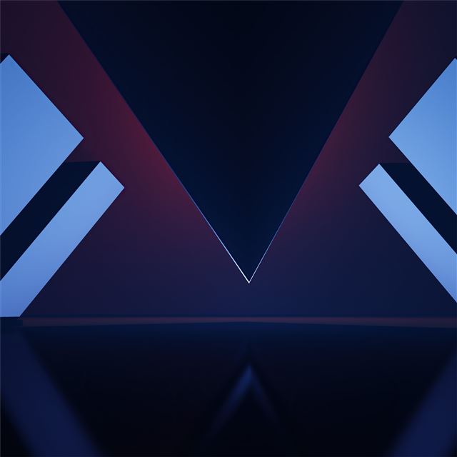 2732x2732 three edged polygon - abstract iPad Wallpaper