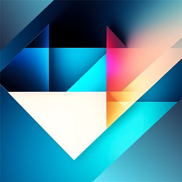 1024x1024 geometry shapes 8k -  iPad Wallpaper