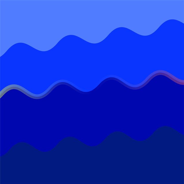 2732x2732 blue color waves 8k -  iPad Wallpaper