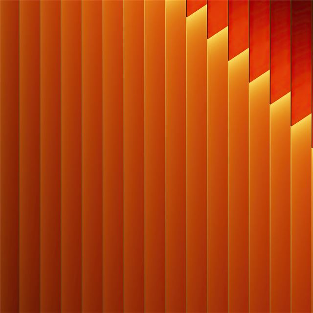 2732x2732 orange 3d abstract 4k -  iPad Wallpaper