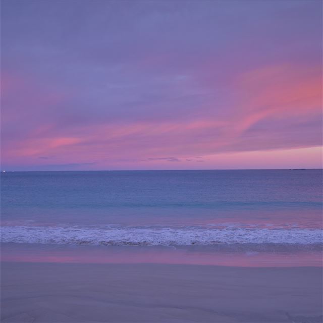 1024x1024 sunset on sea 5k - sunset iPad Wallpaper
