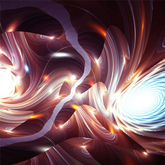1024x1024 apopysus abstract fractal raw - deviantart iPad Wallpaper