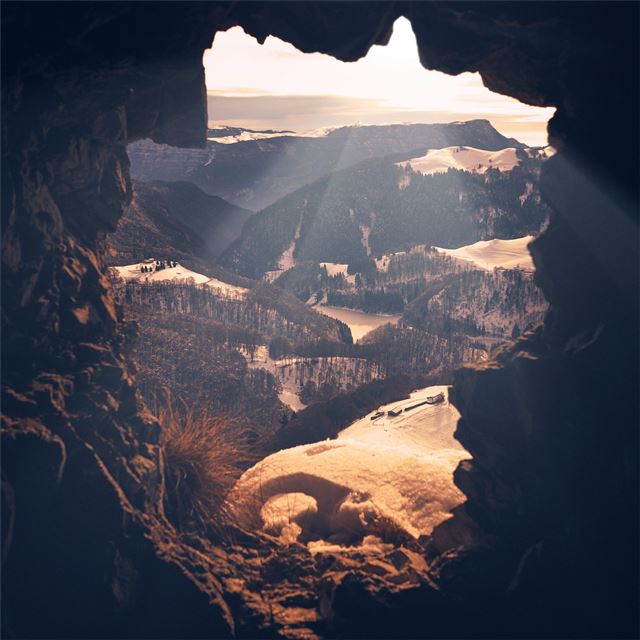 1024x1024 light at the end of the tunnel 5k - tunnel iPad Wallpaper