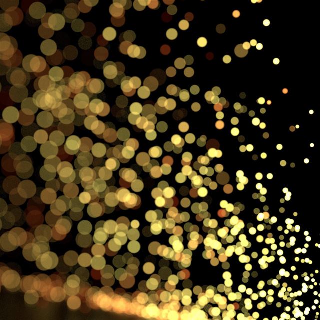 1024x1024 Blurry Sparks - circle iPad Wallpaper
