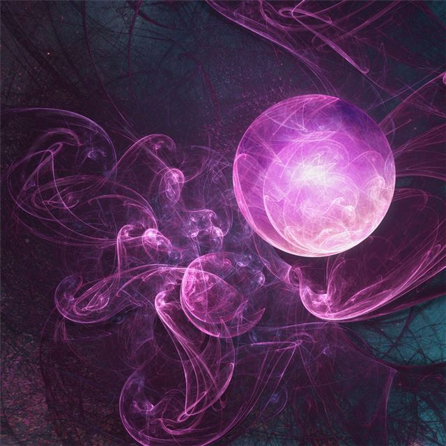 1024x1024 fractal nebuala stars abstract 4k - 4k iPad Wallpaper