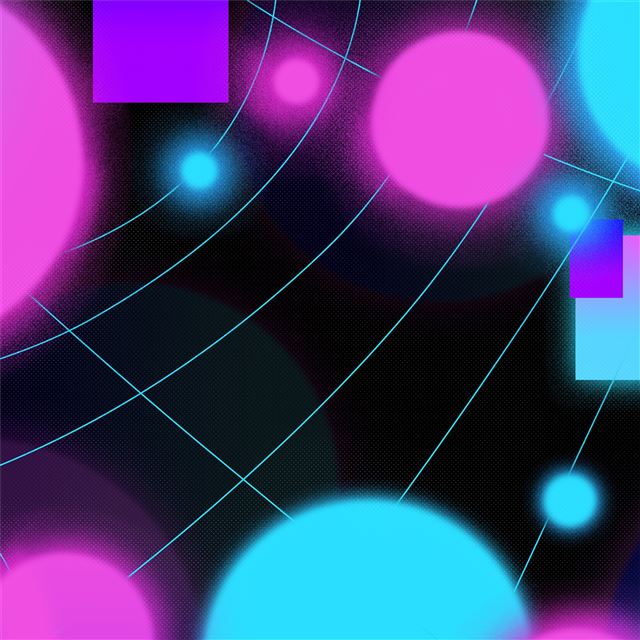 1024x1024 planets of abstract 4k -  iPad Wallpaper