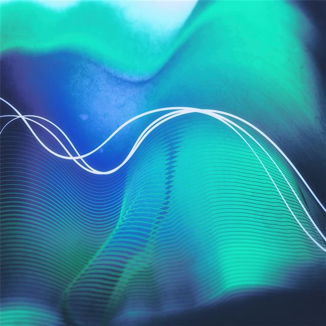 1024x1024 abstract green 4k - behance iPad Wallpaper