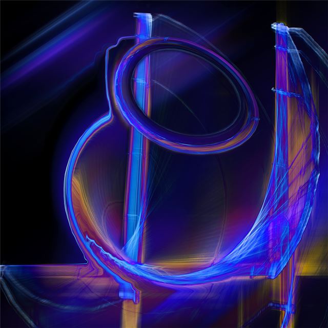 1024x1024 abstract fractal 5k - deviantart iPad Wallpaper