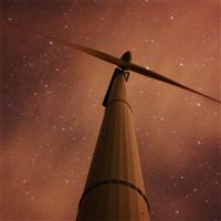 windmill galaxy 4k wallpaper