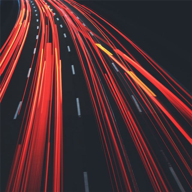 1024x1024 long exposure road abstract - road iPad Wallpaper