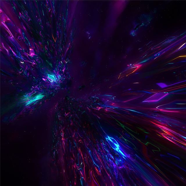 1024x1024 abstract space scifi digital art 4k - digital art iPad Wallpaper