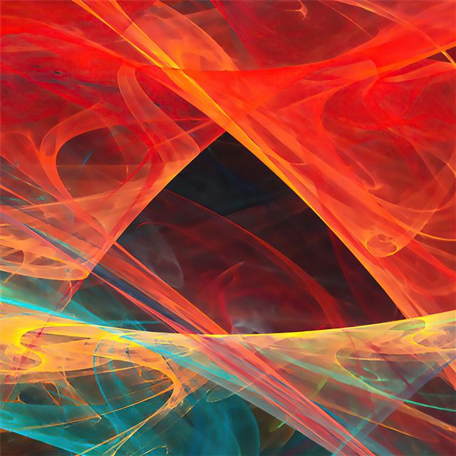 1024x1024 color wave 4k - artwork iPad Wallpaper