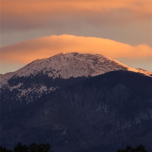 1024x1024 sunrise over santa fe baldy 5k - sunrise iPad Wallpaper