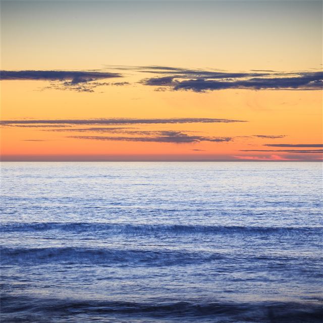 1024x1024 sunset from cape arago 4k - ocean iPad Wallpaper