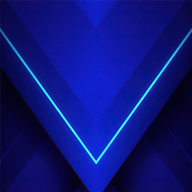1024x1024 blue triangle abstract 4k - triangle iPad Wallpaper