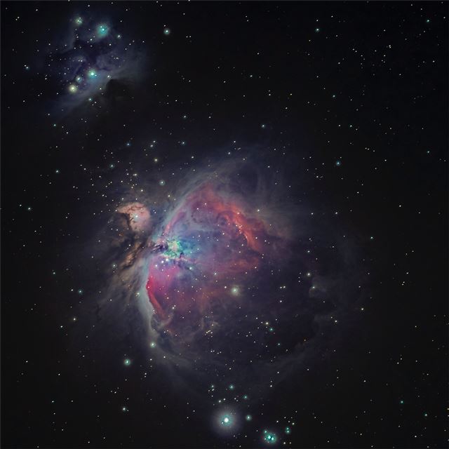 1024x1024 orion nebula 4k - space iPad Wallpaper