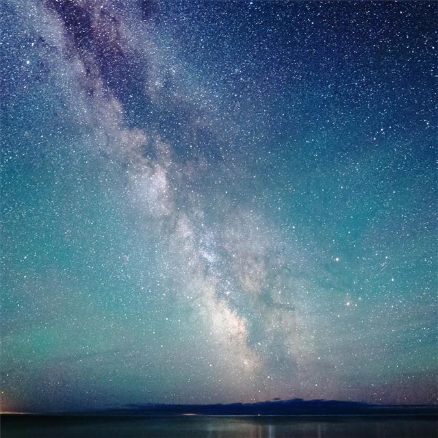1024x1024 milkyway 5k - photography iPad Wallpaper