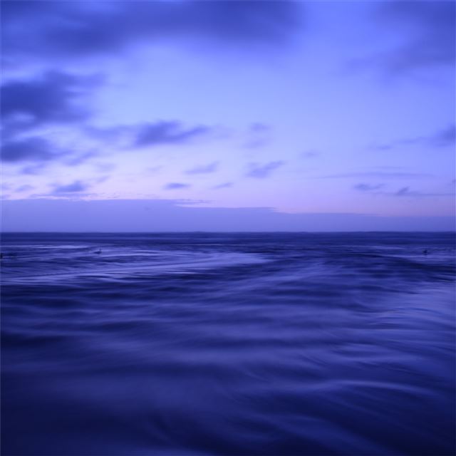 1024x1024 slik blue tone water ocean 4k - ocean iPad Wallpaper