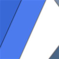 blue white material design 4k wallpaper