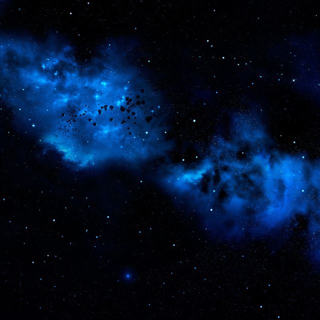 1024x1024 Blue Cloud - star iPad Wallpaper