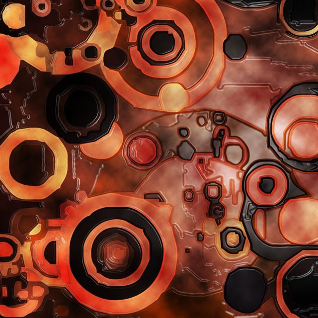 1024x1024 Lava - circle iPad Wallpaper
