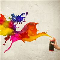 Colors Spray wallpaper