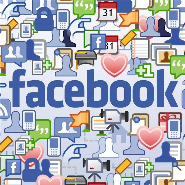 1024x1024 Facebook - logo iPad Wallpaper