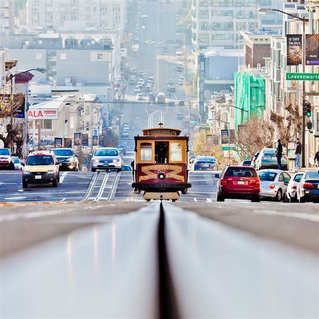 1024x1024 Lombard Street San Francisco - road iPad Wallpaper
