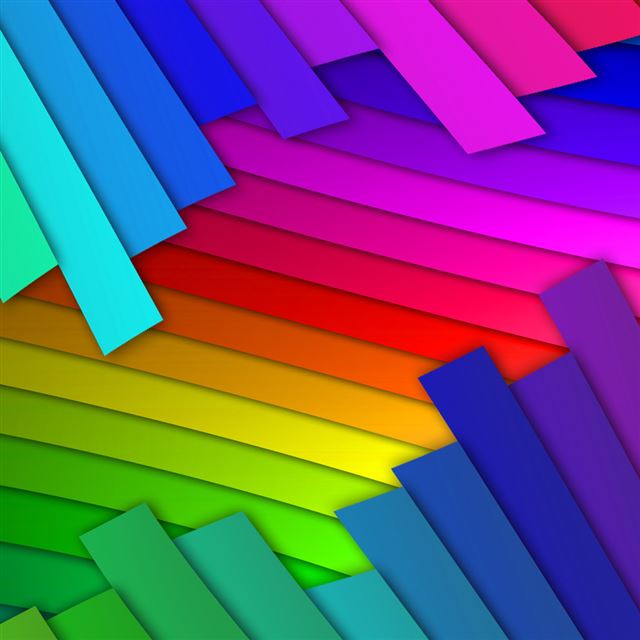 1024x1024 Colored lines - cyan iPad Wallpaper