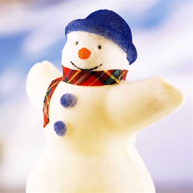 1024x1024 Snowman Toy 2 - hat iPad Wallpaper