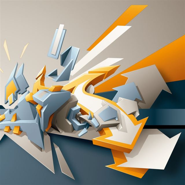 1024x1024 Arrows - wave iPad Wallpaper