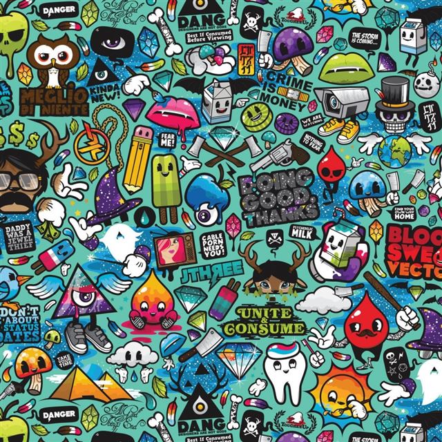 1024x1024 Comics 2 -  iPad Wallpaper