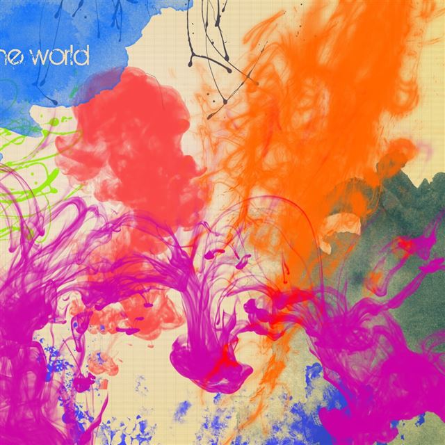 1024x1024 Color - cyan iPad Wallpaper