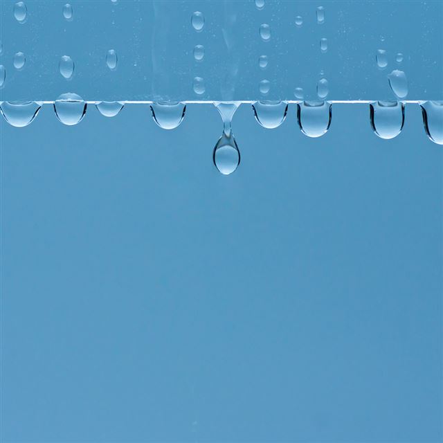 1024x1024 Water drops - drops iPad Wallpaper