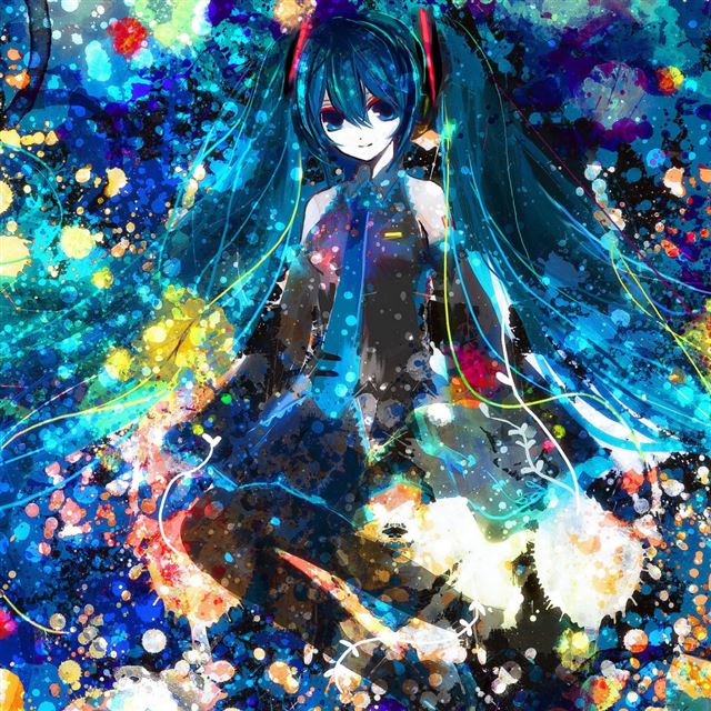 1024x1024 Miku 3 - girl iPad Wallpaper