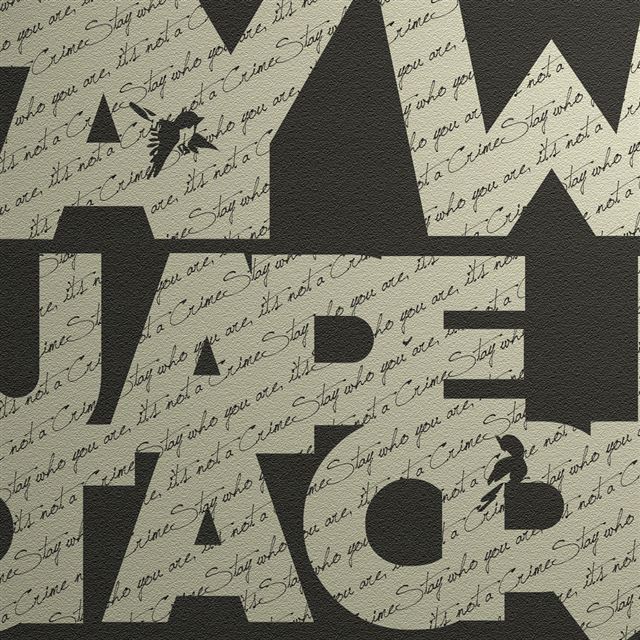 1024x1024 Typography - letters iPad Wallpaper