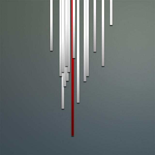 1024x1024 Red Line - strip iPad Wallpaper