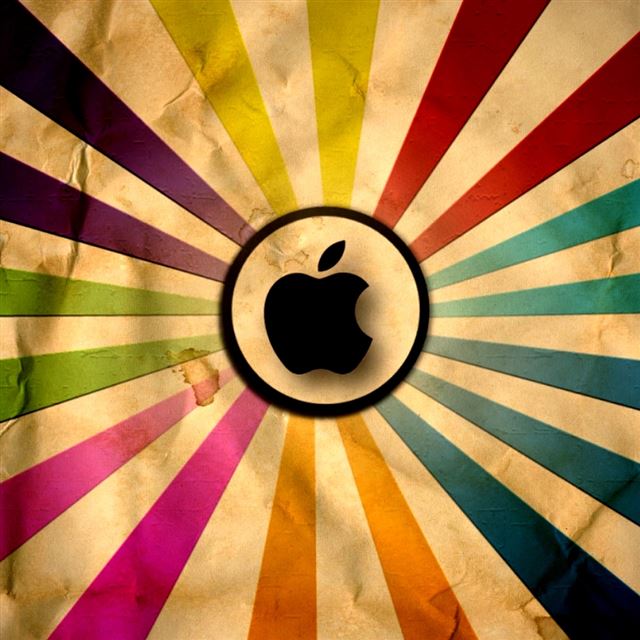 1024x1024 Apple Super Vintage - purple iPad Wallpaper