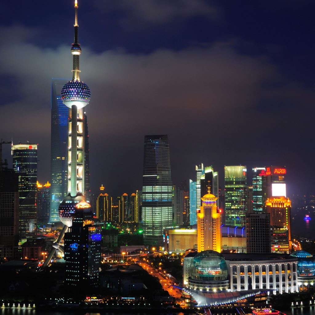 Shanghai Nights China iPad Wallpapers Free Download