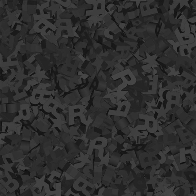 1024x1024 Black Stars - star iPad Wallpaper