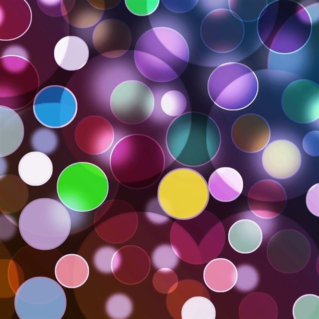 1024x1024 Colorful Circles - circles iPad Wallpaper