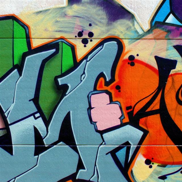 1024x1024 Graffiti Spain - scrawl iPad Wallpaper
