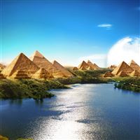 Egyptian Paradise wallpaper