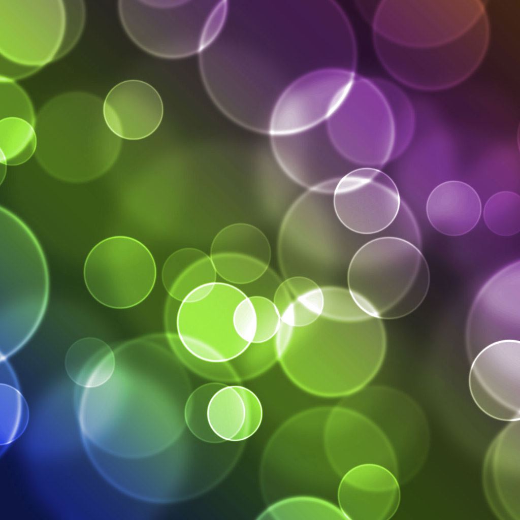 Colored light bokeh iPad Wallpapers Free Download