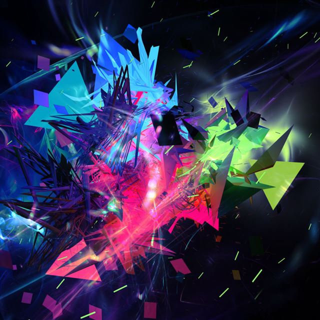 1024x1024 Multicolored Shapes - shapes iPad Wallpaper