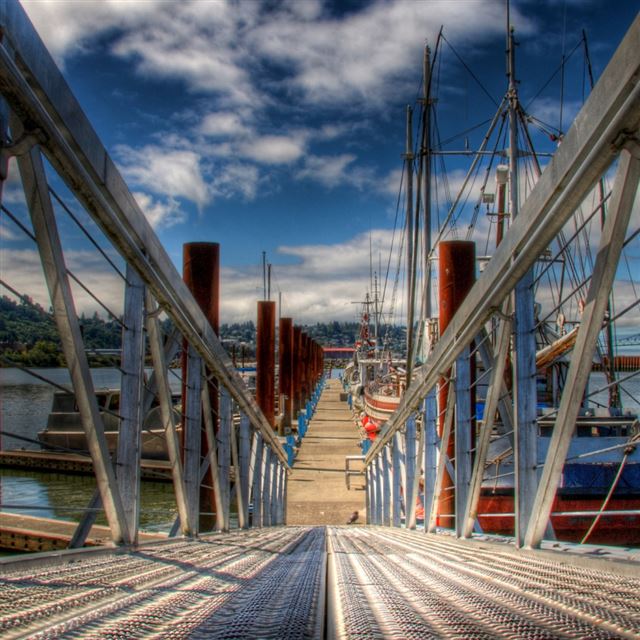 1024x1024 Ship Harbor - ship iPad Wallpaper